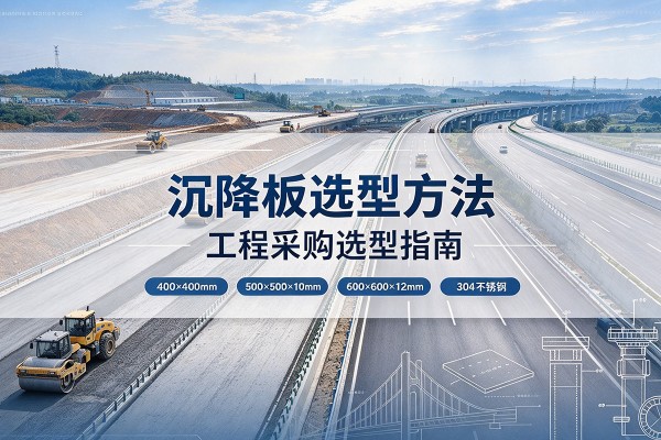 禄劝沉降板选择方法