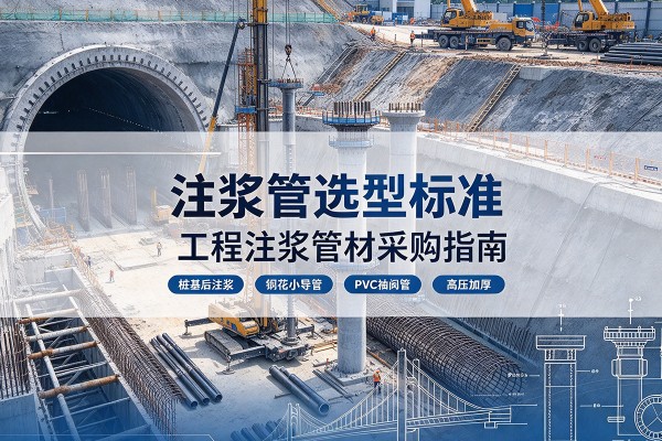 禄劝注浆管选型标准