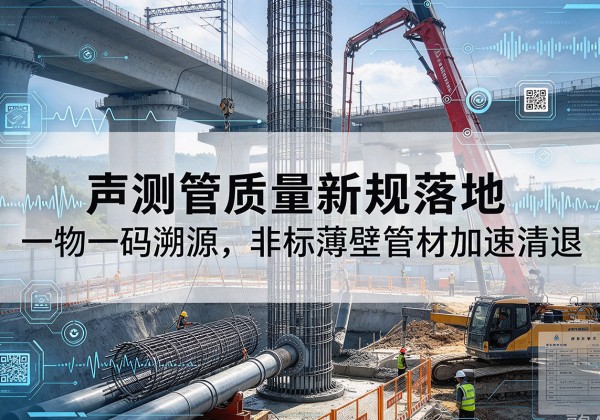 禄劝声测管质量新规落地，一物一码溯源，非标薄壁管材加速清退