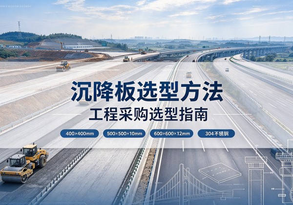 禄劝沉降板选择方法